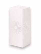 Load image into Gallery viewer, Rustiikki pöytäkynttilä valkoinen