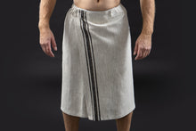 Lataa kuva Galleria-katseluun, SAVU pesetetty pellavakietaisupyyhe