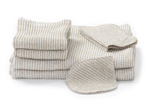 Lataa kuva Galleria-katseluun, HIEKKA torkkupeitto, 100 % pesetettyä pellavavohvelia