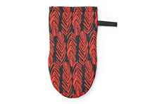 Lataa kuva Galleria-katseluun, IVANA HELSINKI PRINT SULKA musta-karpalopatakinnas