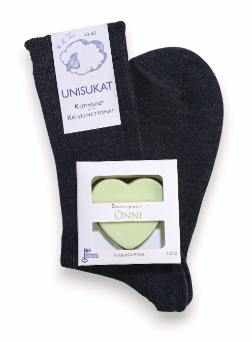 Unisukat & suolasaippua