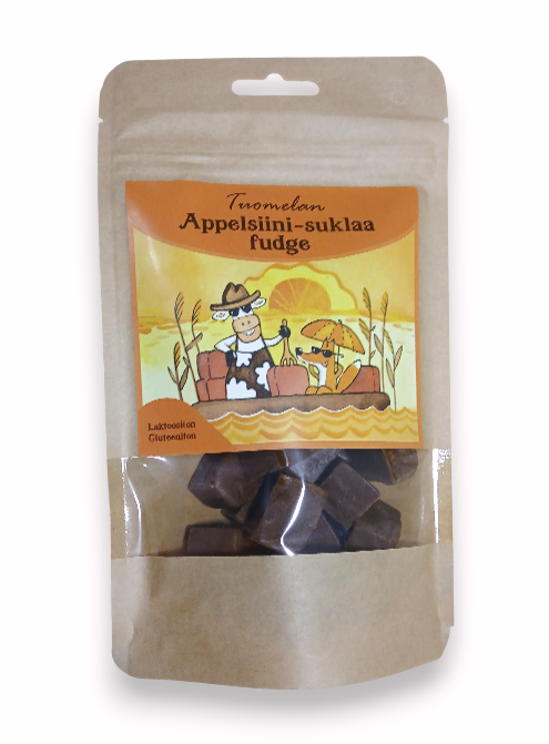 Appelsiini-suklaa fudge