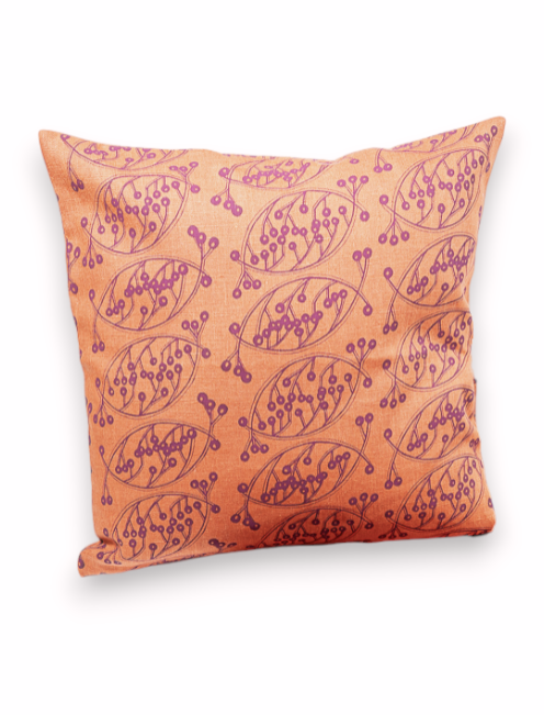 MARJA tyynynpäällinen 100% pellava pihlaja-lila