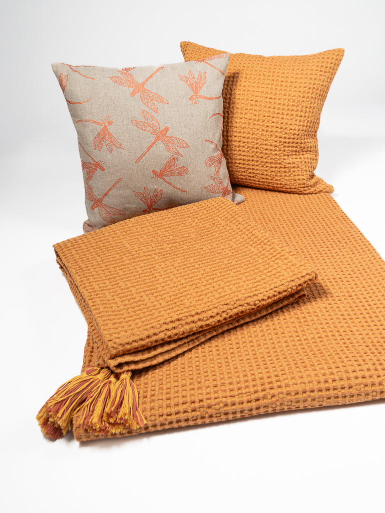 Torkkupeitto 100% pesetettyä pellavavohvelia