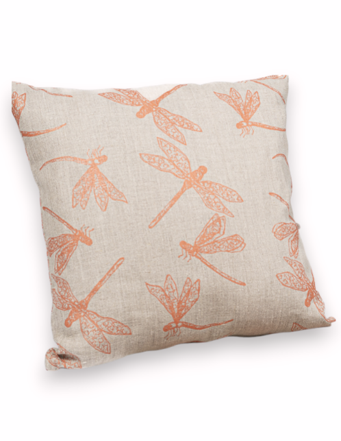 SUDENKORENTO tyynynpäällinen 100% pellava oranssi-pellava