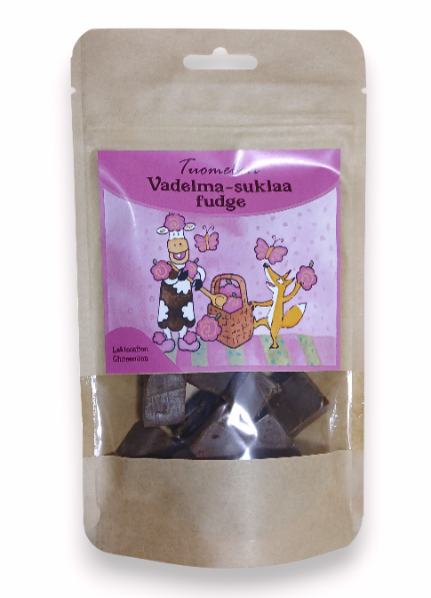 Vadelma-suklaa fudge